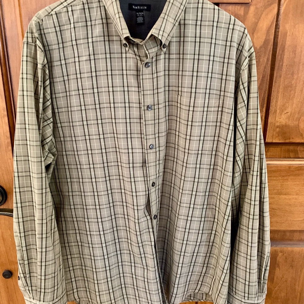 Men’s Van Heusen Men's Plaid Shirt - Green